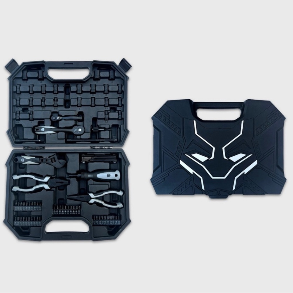 💥🔧Host Pick!!💥💥 New Marvel Avengers Black Panther 82 Piece Tool Kit - Picture 5 of 13